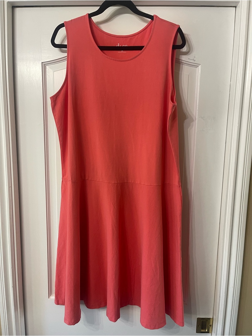 Denim&Co Coral Sleeveless A-Line Midi Dress